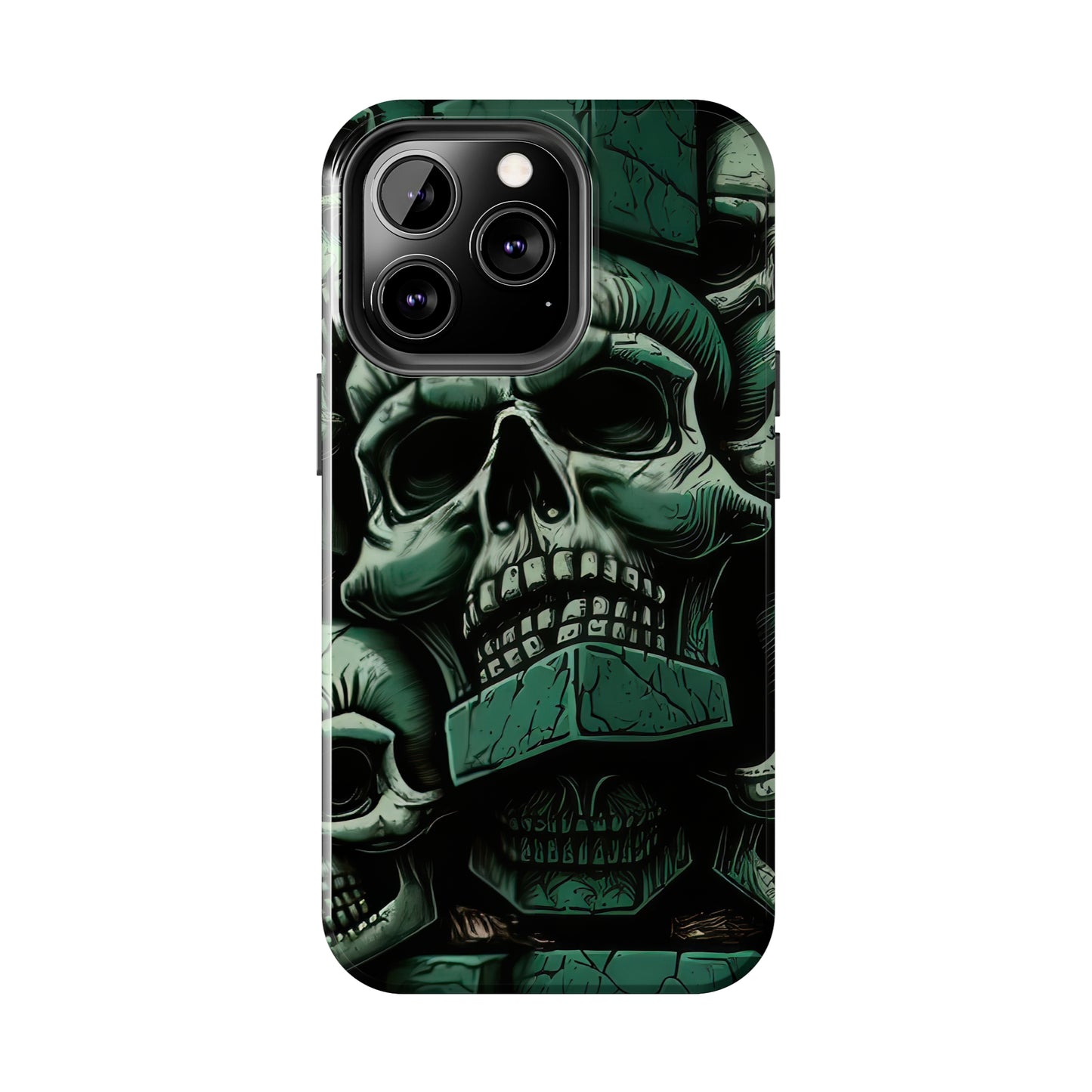 Metallic Chrome Skulls and classic Designed 15 Tough Phone Cases