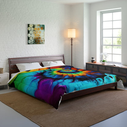 Bold And Beautiful Tie Dye Style One Comforter