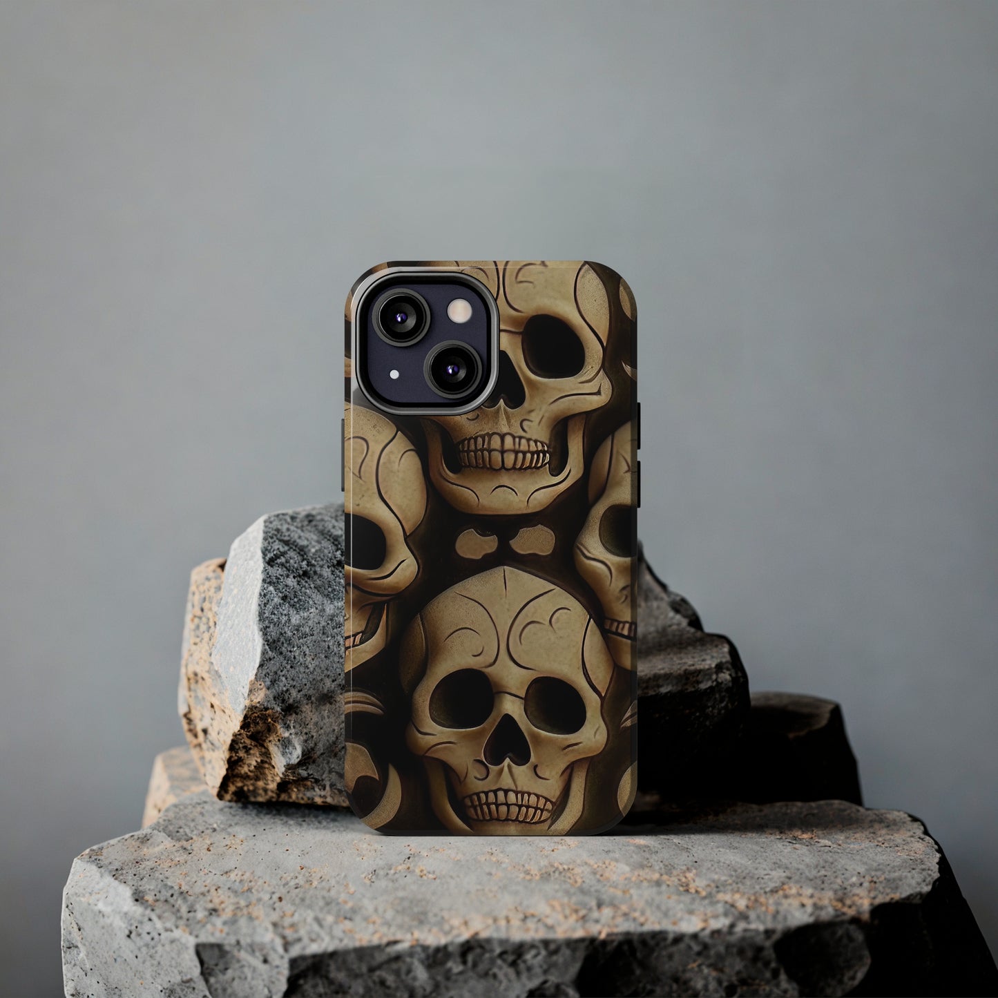 Metallic Chrome Skulls and classic Designed 19 Tough Phone Cases