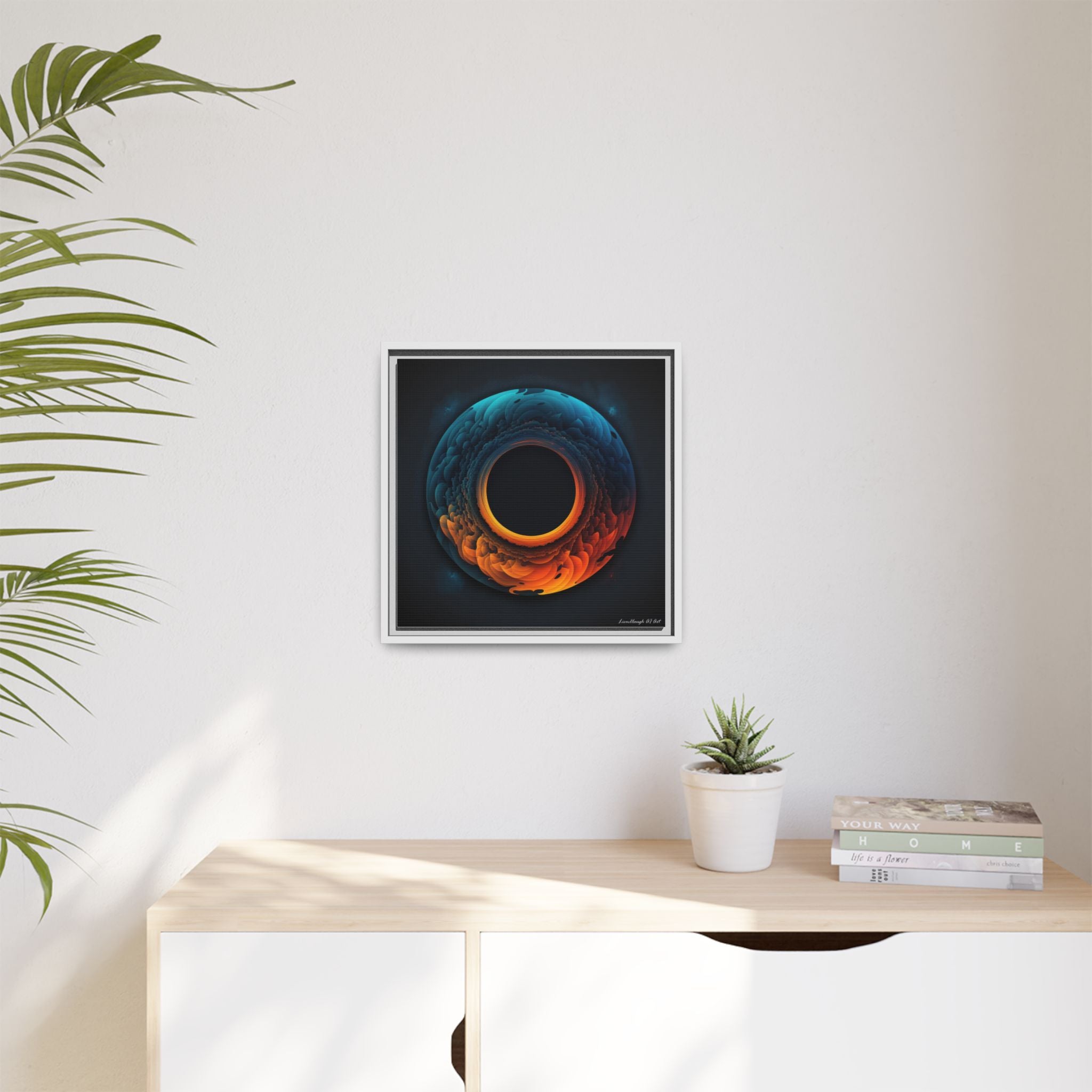 Molten Silence, Art Print — Colorful Modern Wall Canvas
