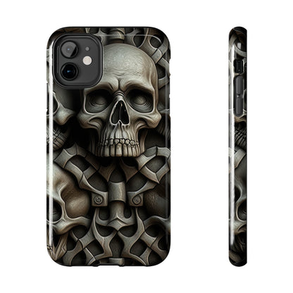 Metallic Chrome Skulls and classic Designed 19 Tough Phone Cases