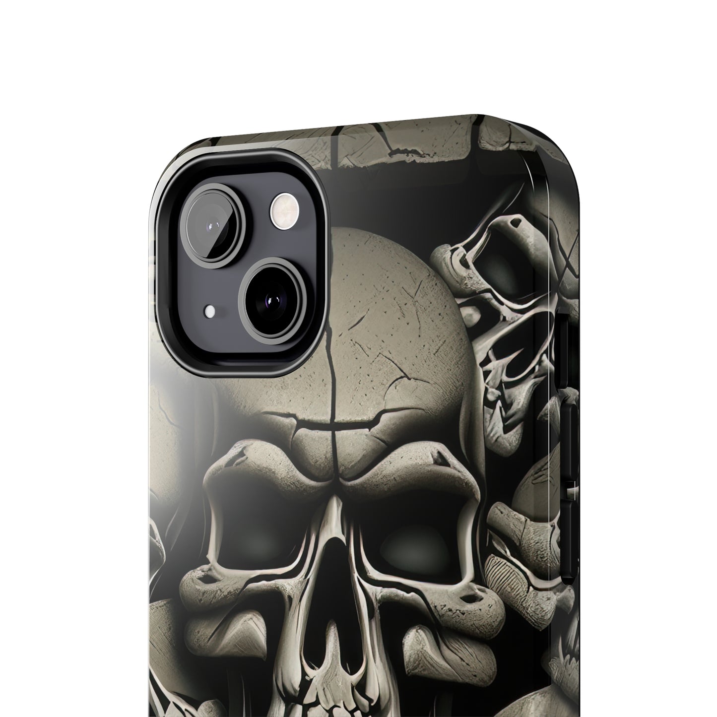 Metallic Chrome Skulls and classic Designed 12 Tough Phone Cases