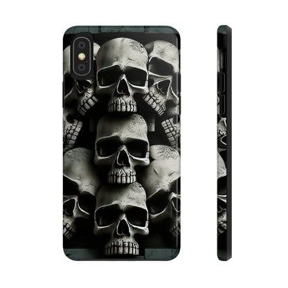 Metallic Chrome Skulls and classic Designed 11 Tough Phone Cases