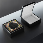 "Playful Black Cat Mosaic", Jewelry- Stash- Collection Box
