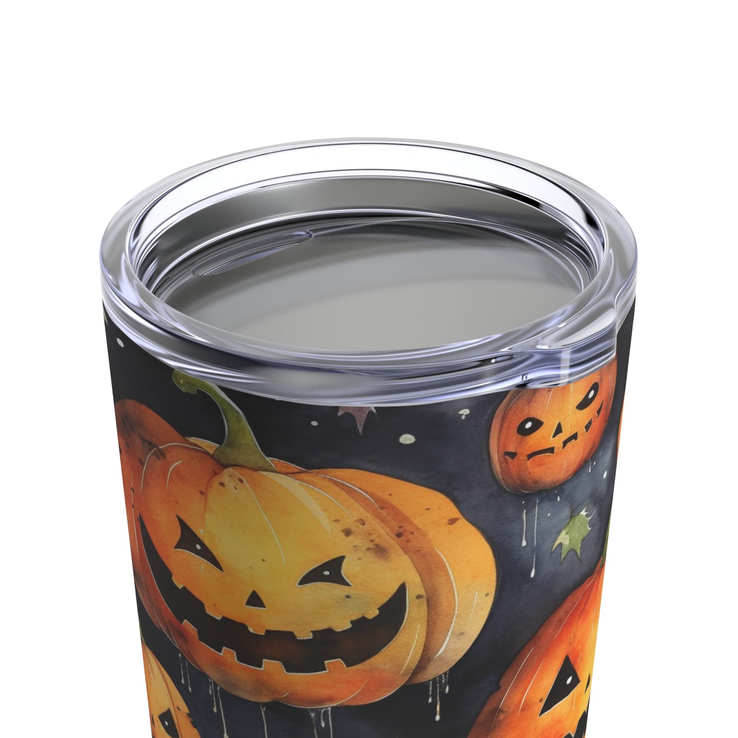 Fall -Halloween Smiling Bold Orange Pumpkin Patch By giraffecreativestudio Tumbler 20oz