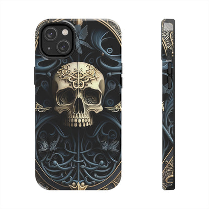 Metallic Chrome Skulls and classic Designed 6 Tough Phone Cases