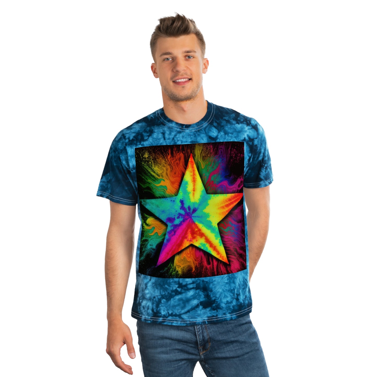 Bold And Beautiful Star Style 1 Tie-Dye Tee, Crystal