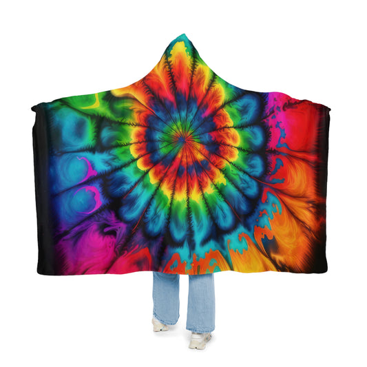 Bold And Beautiful Tie Dye Style Four Snuggle Blanket