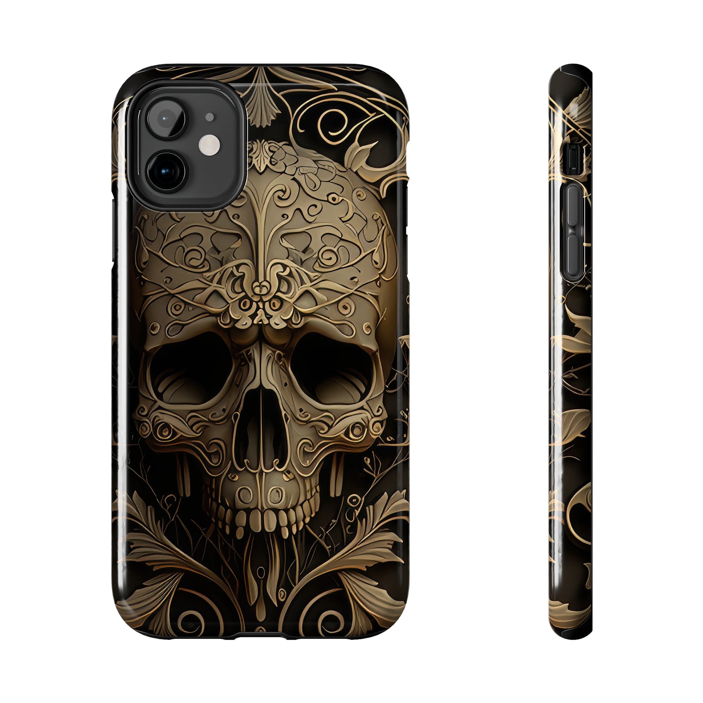 Metallic Chrome Skulls and classic Designed 5 Phone Cases