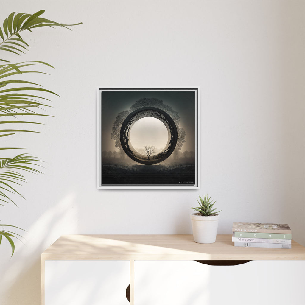 Circle of Stillness, Art Print — Colorful Modern Wall Canvas