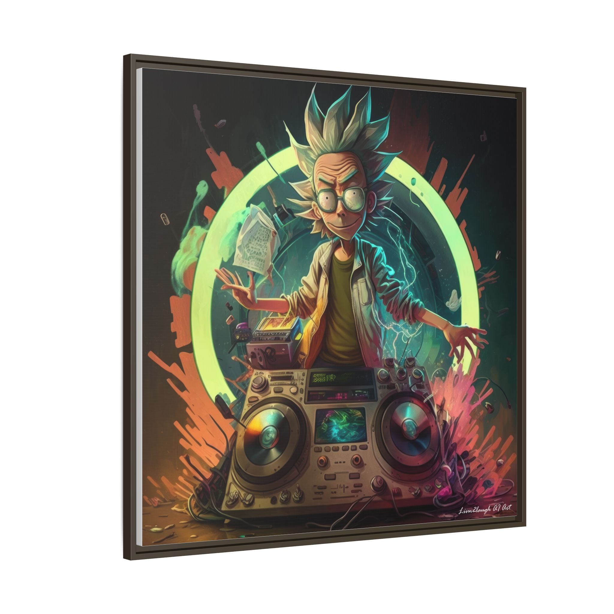 Frequency of Genius, Art Print — Colorful Modern Wall Canvas