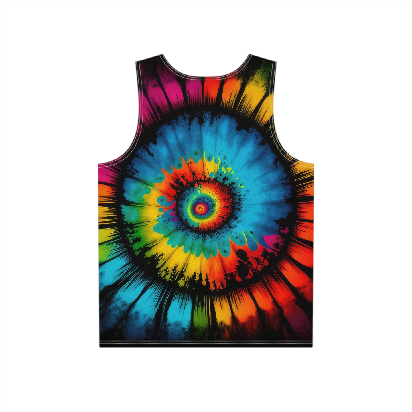 Bold And Beautiful Tie Dye Style Four 3 Men's Tank (AOP)