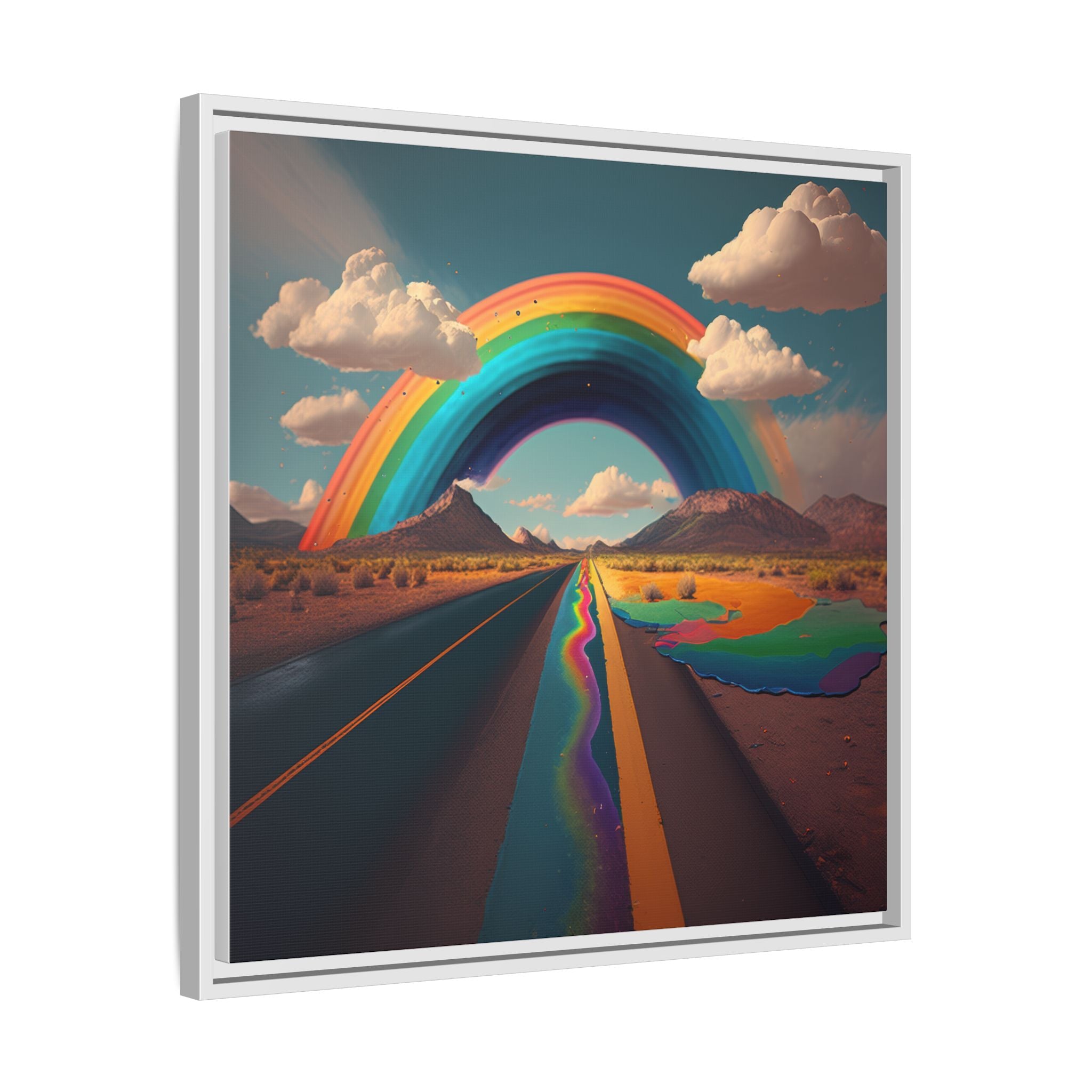 Road to Color, Art Print — Colorful Modern Wall Canvas