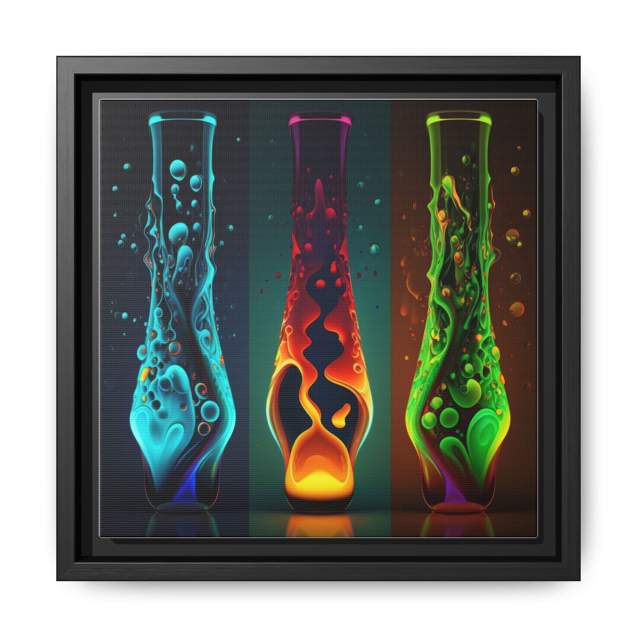 Three States of Flow, Art Print — Colorful Modern Wall Canvas