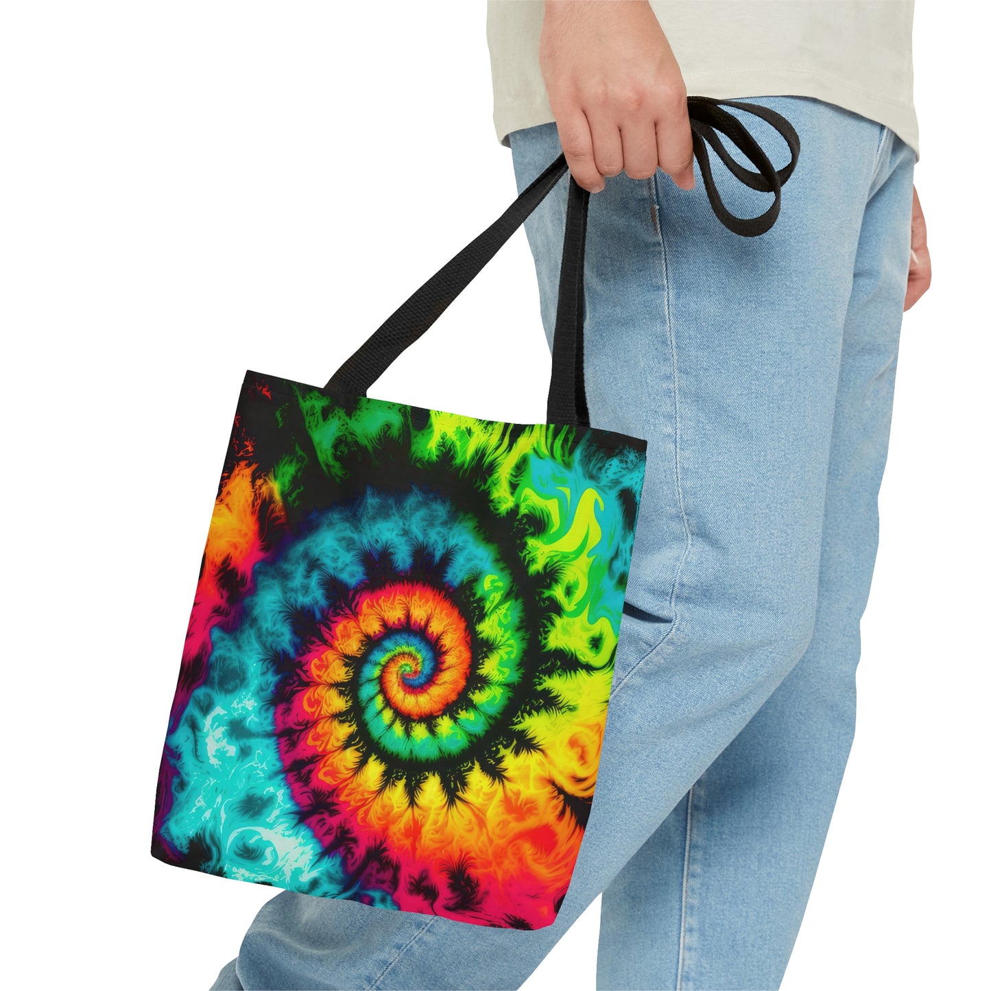 Bold And Beautiful Tie Dye Style Three Tote Bag (AOP)