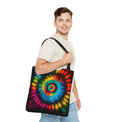 Bold And Beautiful Tie Dye Style Four Tote Bag (AOP)