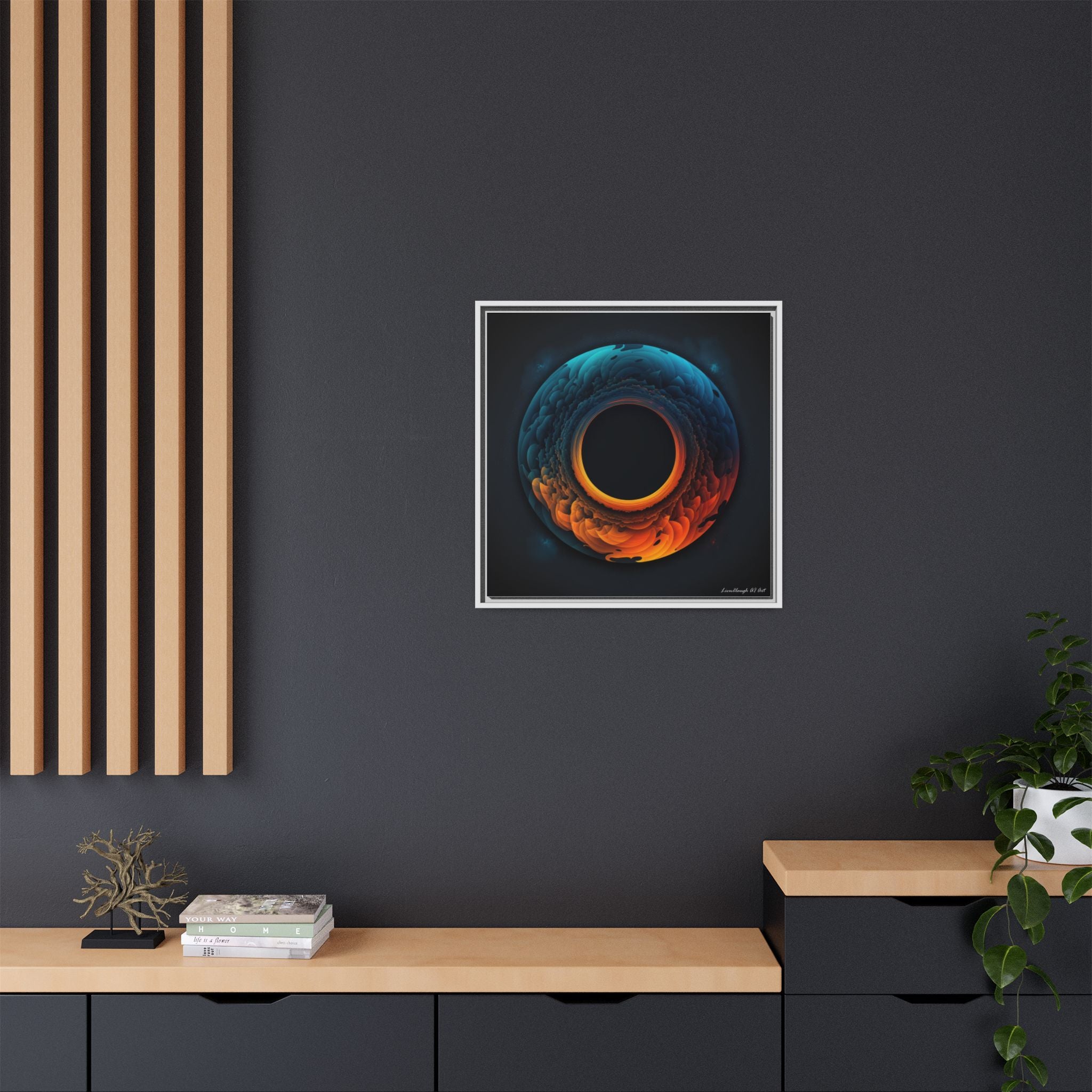 Molten Silence, Art Print — Colorful Modern Wall Canvas