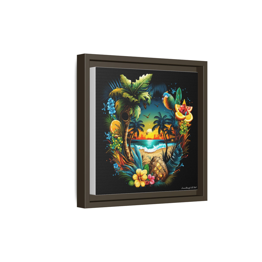 Island Rhythm at Dusk, Art Print — Colorful Modern Wall Canvas