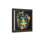 Island Rhythm at Dusk, Art Print — Colorful Modern Wall Canvas