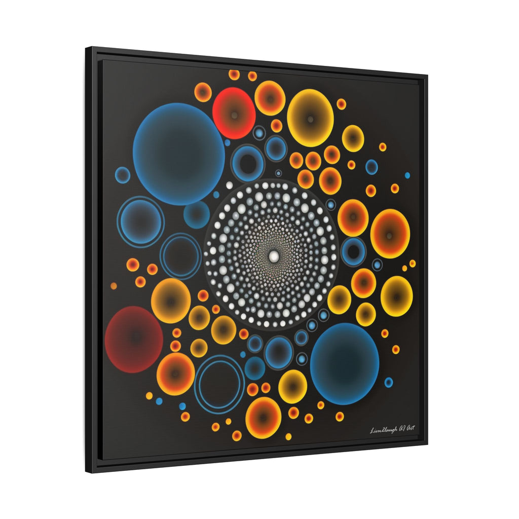 Harmonic Orbits, Matte Canvas, Framed (Multi-color)