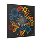Harmonic Orbits, Matte Canvas, Framed (Multi-color)