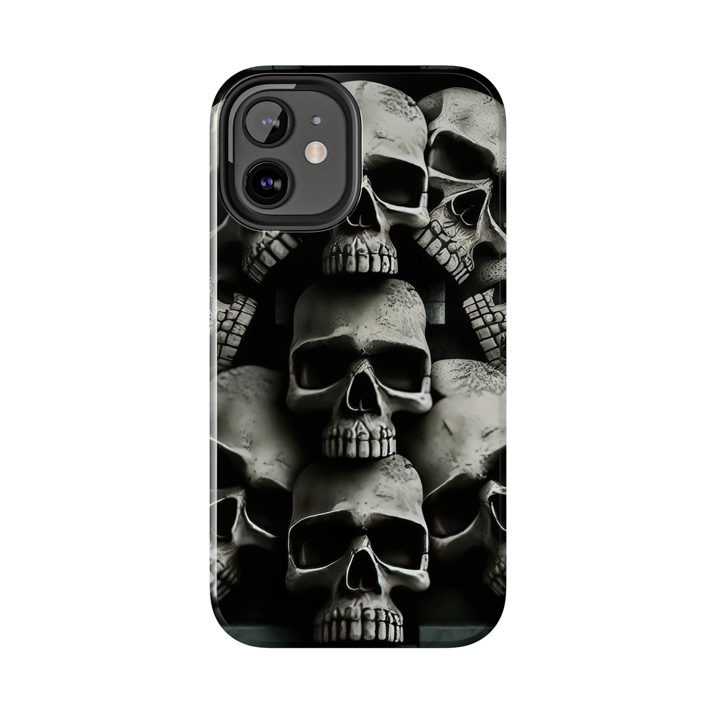 Metallic Chrome Skulls and classic Designed 11 Tough Phone Cases