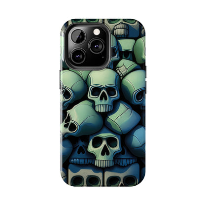 Metallic Chrome Skulls and classic Designed 10 Tough Phone Cases