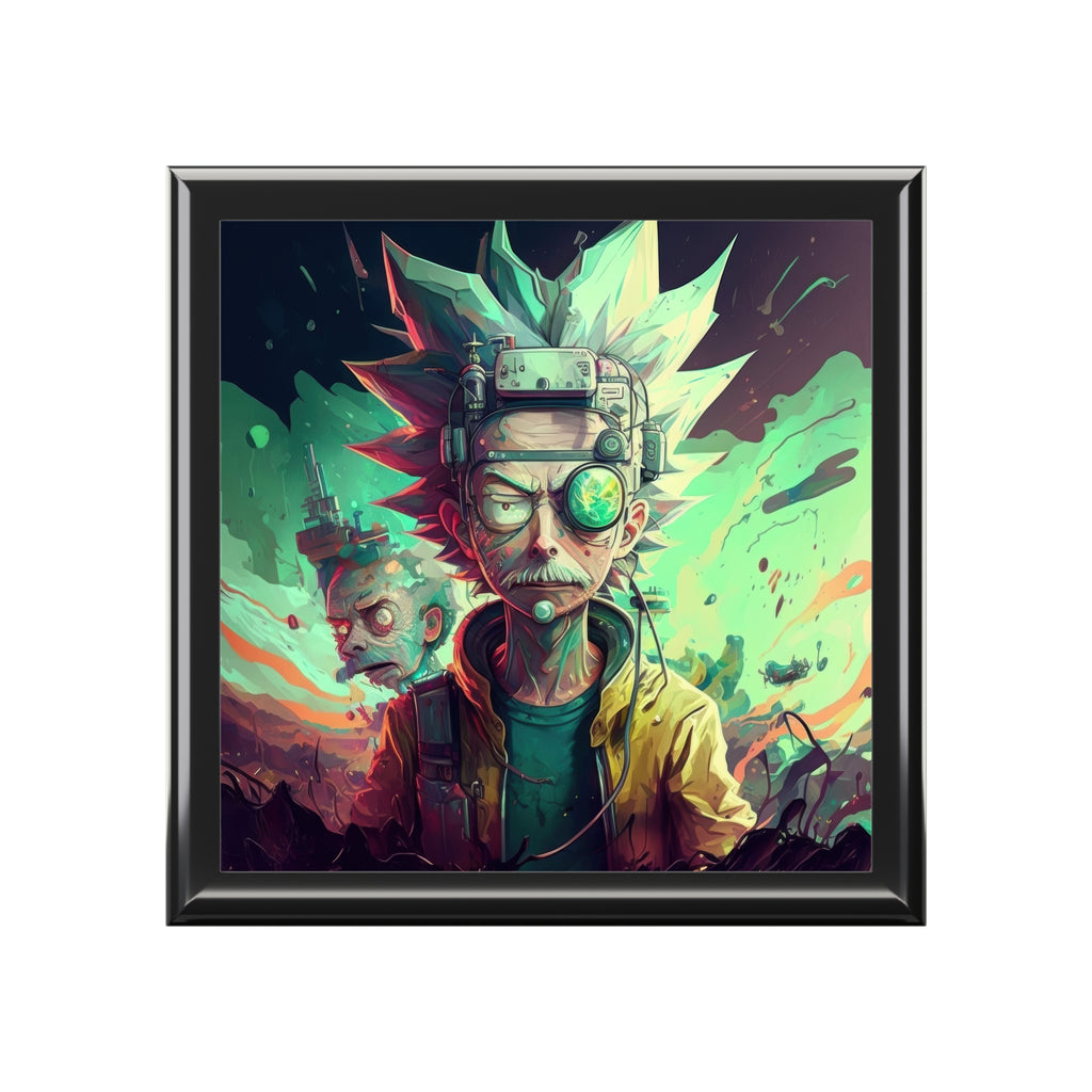 Cyberpunk Inventor in a Chaotic Dimension, Jewelry- Stash -Collection Box