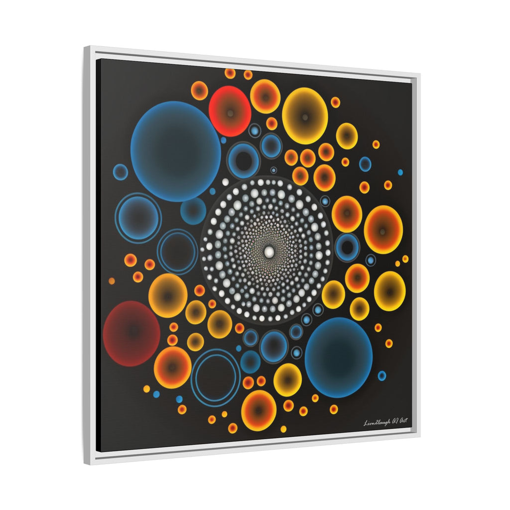 Harmonic Orbits, Matte Canvas, Framed (Multi-color)
