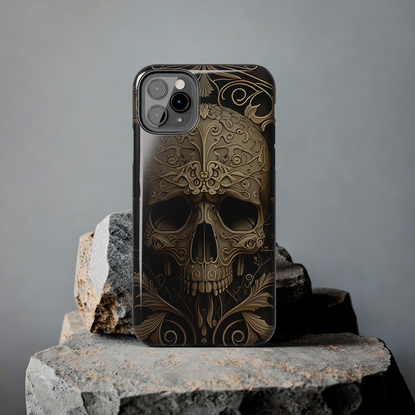 Metallic Chrome Skulls and classic Designed 5 Phone Cases