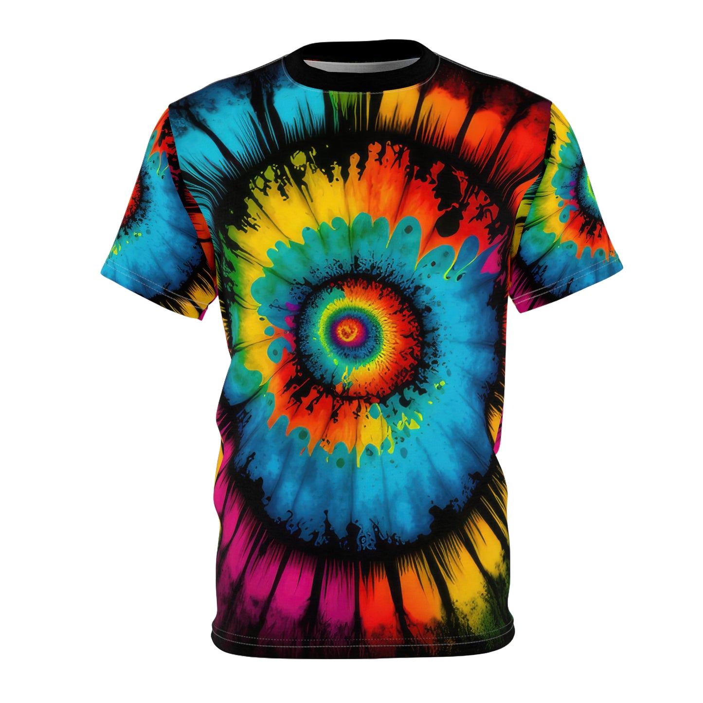 Bold And Beautiful Tie Dye Style Four Unisex Cut & Sew Tee (AOP)