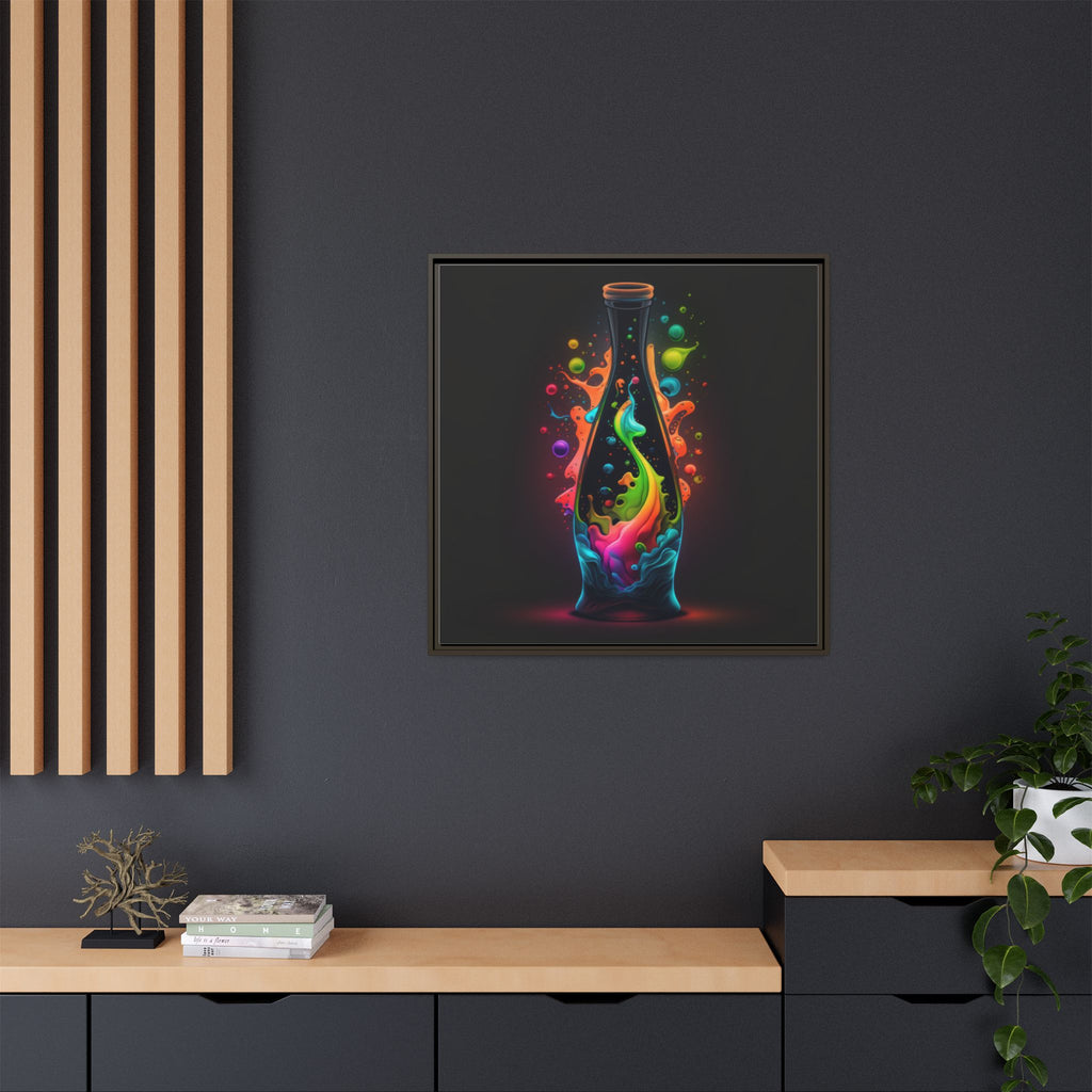 Chromatic Ascent, Art Print — Colorful Modern Wall Canvas