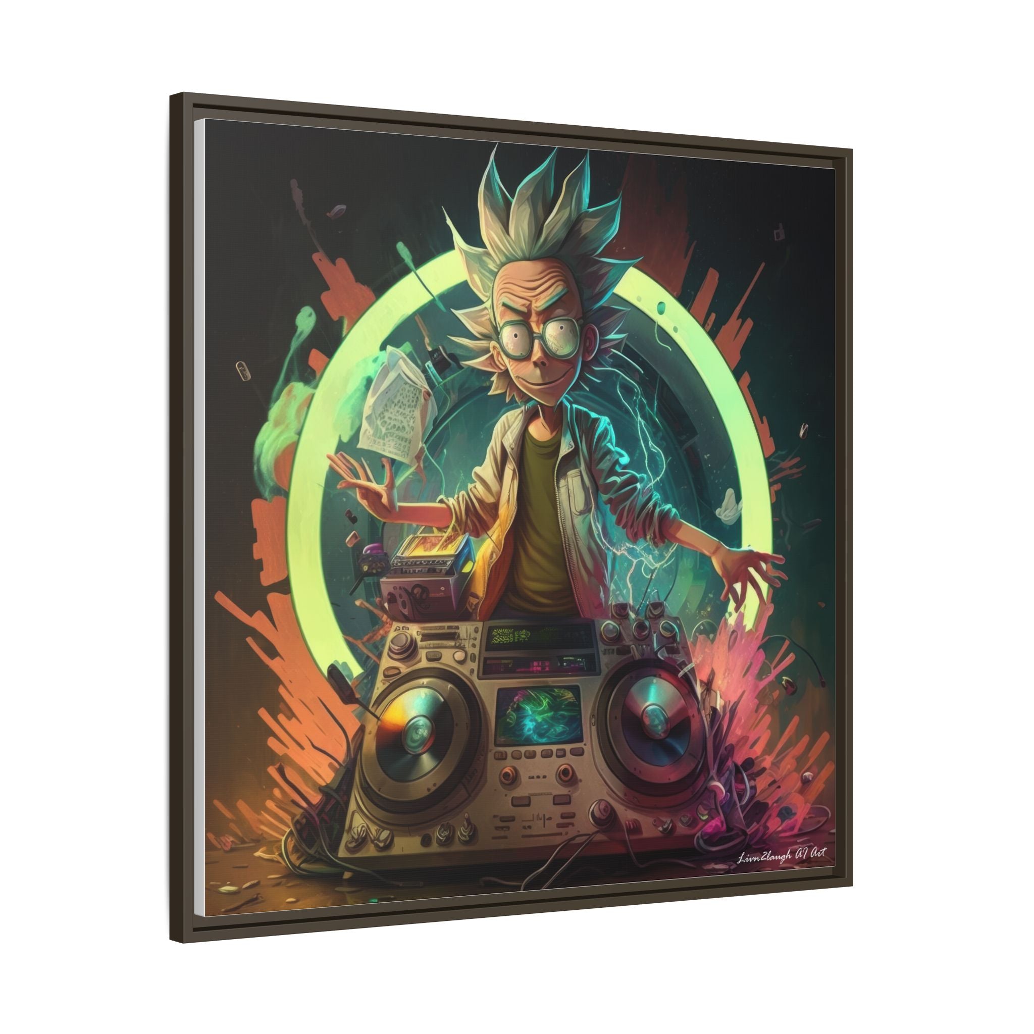 Frequency of Genius, Art Print — Colorful Modern Wall Canvas