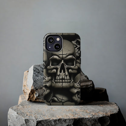 Metallic Chrome Skulls and classic Designed 12 Tough Phone Cases