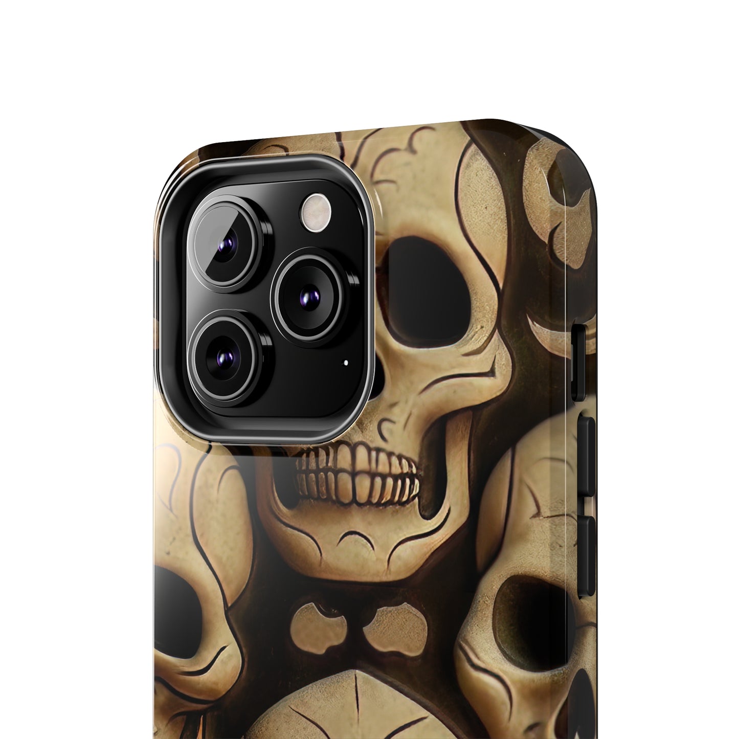 Metallic Chrome Skulls and classic Designed 19 Tough Phone Cases