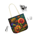 Bold And Beautiful Flowers Style One Polyester Canvas Tote Bag (AOP)