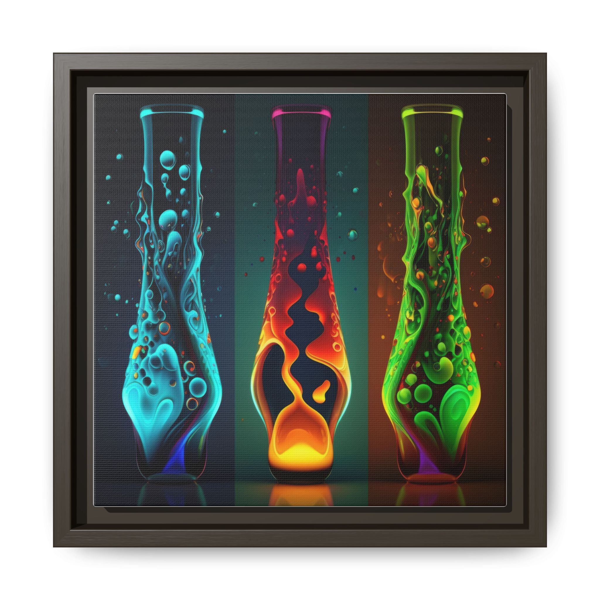 Three States of Flow, Art Print — Colorful Modern Wall Canvas