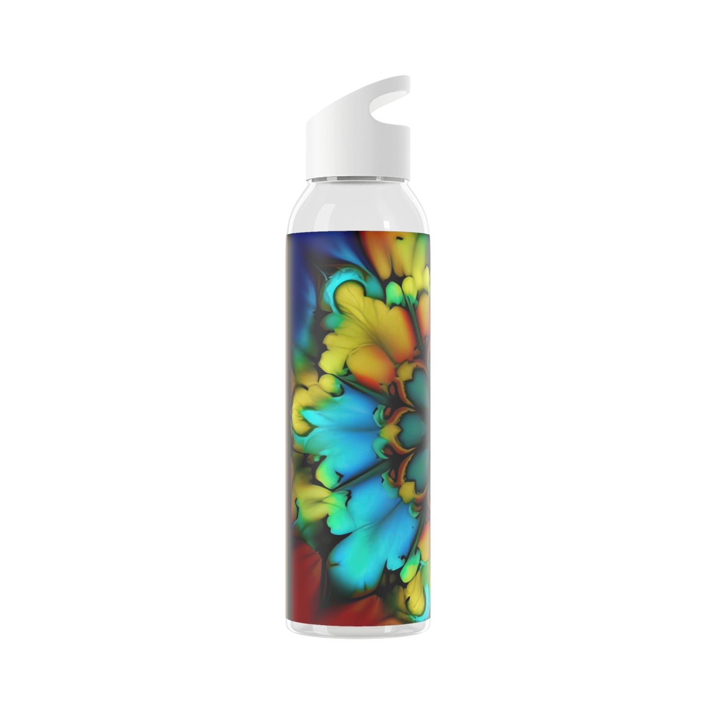 Bold And Beautiful Tie Dye B 3 Sky Water Bottle