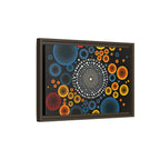 Harmonic Orbits, Matte Canvas, Framed (Multi-color)