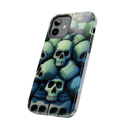 Metallic Chrome Skulls and classic Designed 10 Tough Phone Cases