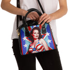Retro Pin-Up Girl With Tattoo's Style Five Shoulder Handbag