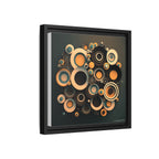 Concentric Harmony, Art Print — Colorful Modern Wall Canvas