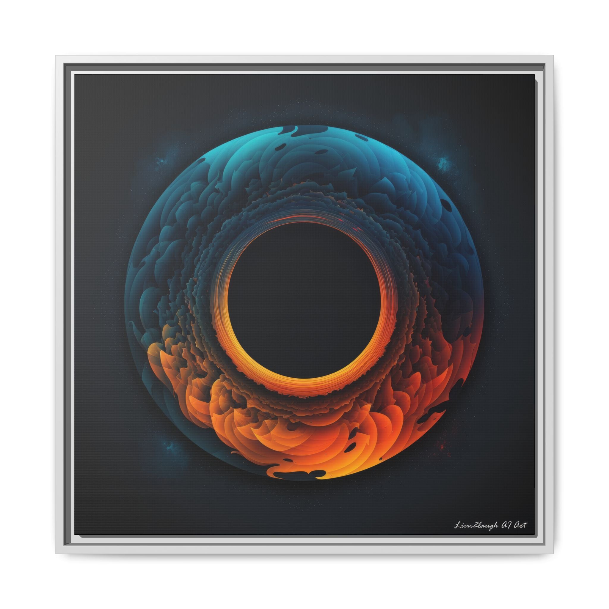 Molten Silence, Art Print — Colorful Modern Wall Canvas