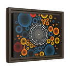 Harmonic Orbits, Matte Canvas, Framed (Multi-color)