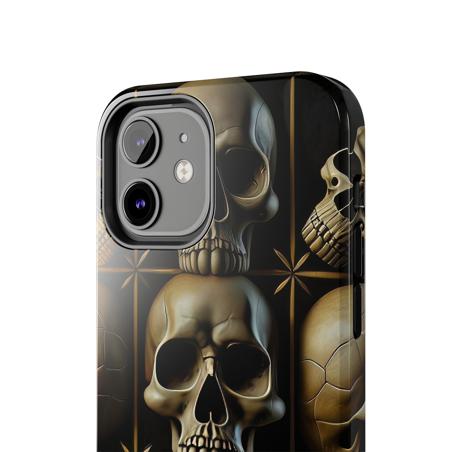 Metallic Chrome Skulls and classic Designed 19 Tough Phone Cases