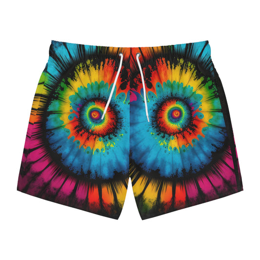 Bold And Beautiful Tie Dye Style Four A Swim Trunks (AOP)