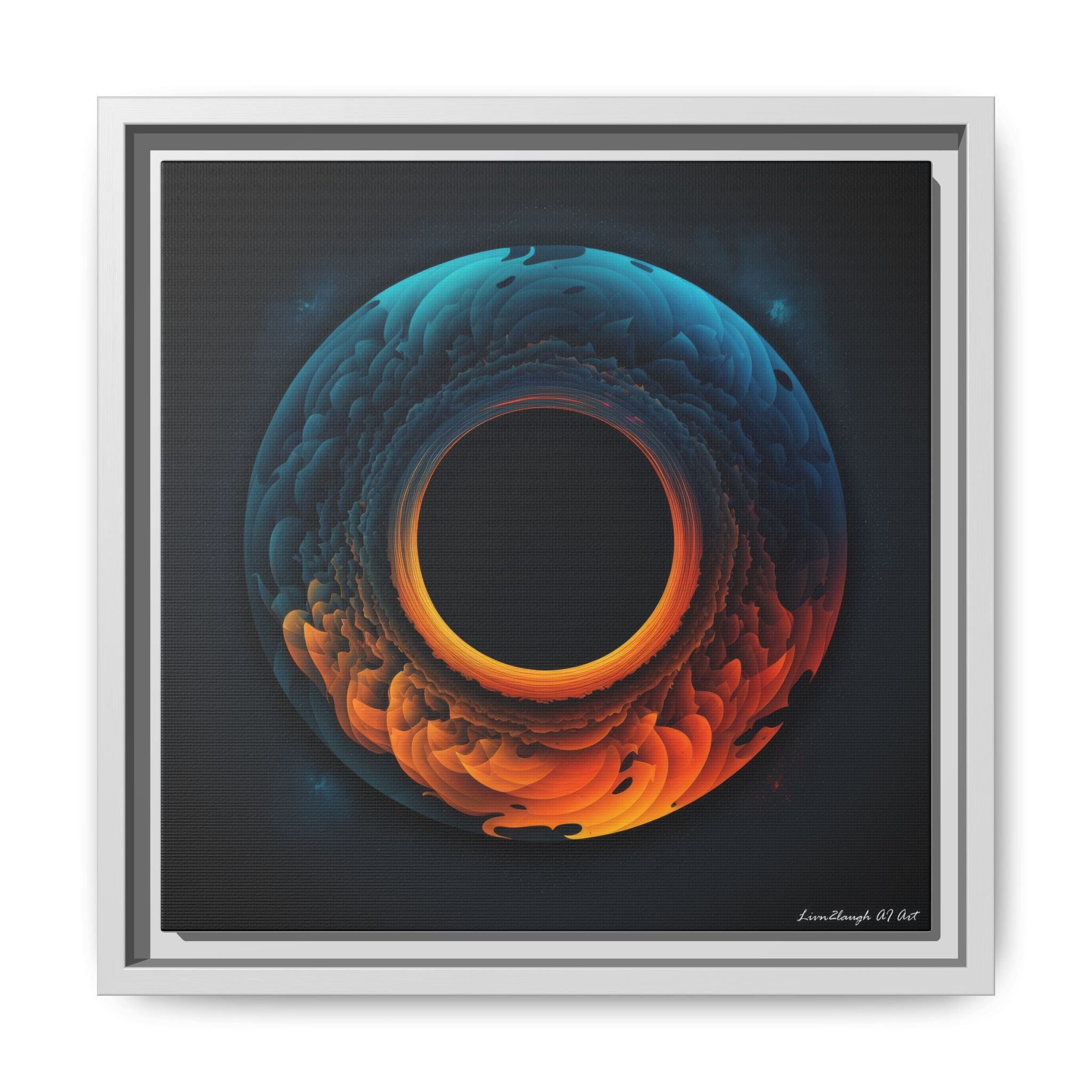 Molten Silence, Art Print — Colorful Modern Wall Canvas