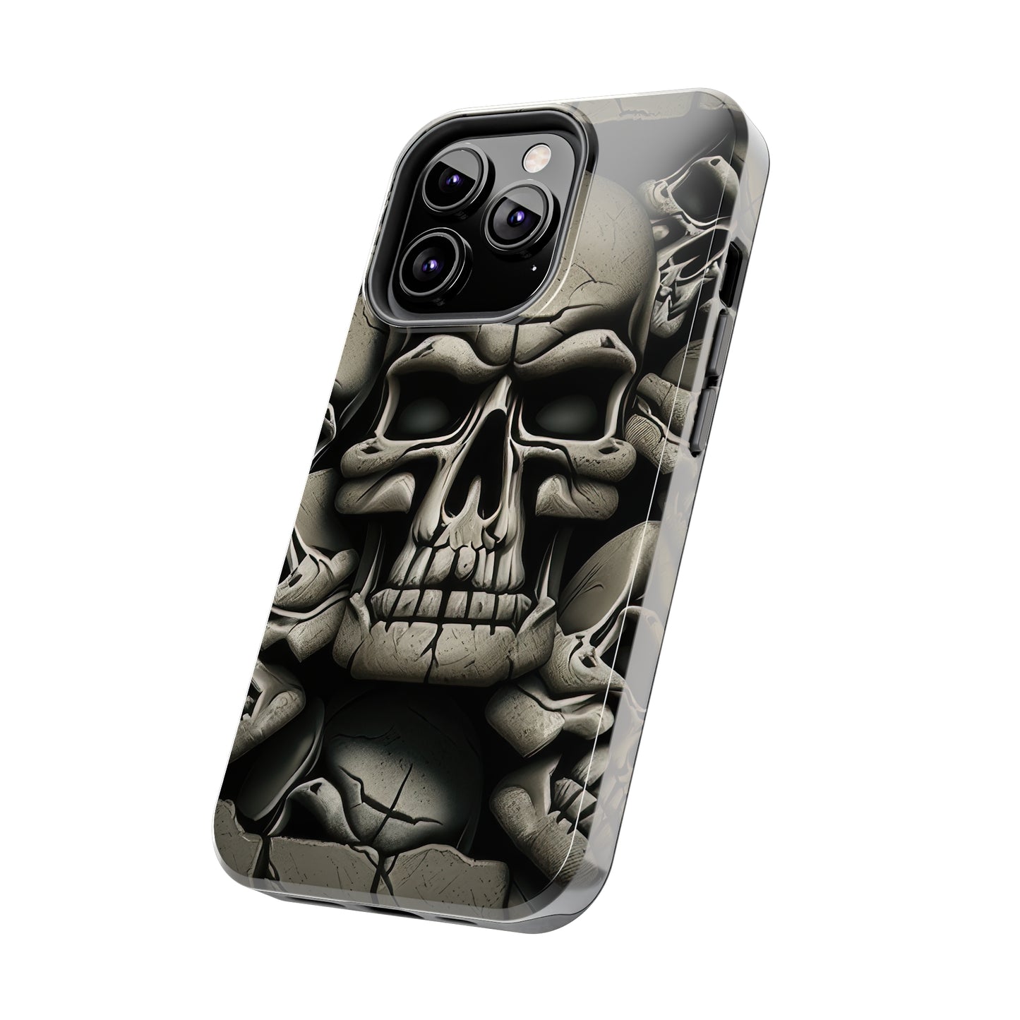 Metallic Chrome Skulls and classic Designed 12 Tough Phone Cases