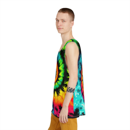 Bold And Beautiful Tie Dye Style Three 2  Men's Tank (AOP)