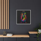 Chromatic Ascent, Art Print — Colorful Modern Wall Canvas